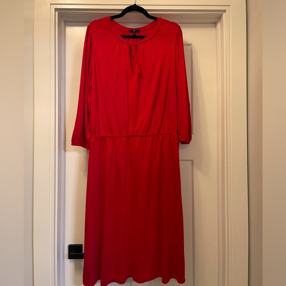 GAP | Dresses | Gap Red Dress | Poshmark